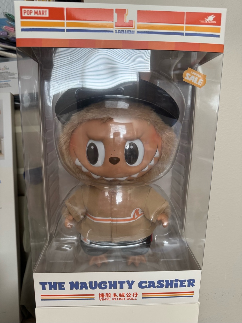 POP MART Labubu The Naughty Cashier Vinyl Figure Doll